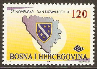 Bosnia and Herzegovina 1996 120d Bosnia Day Stamp. SG521.