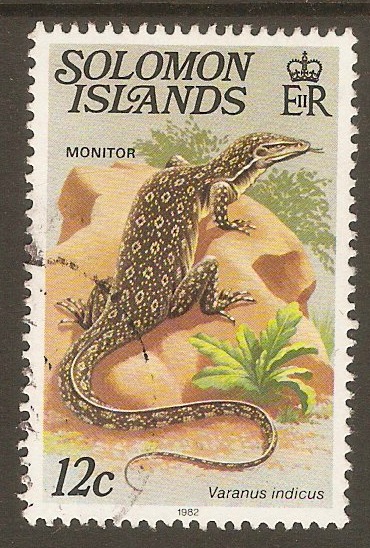British Solomon Islands 1979 12c Reptiles Series. SG394Bw.