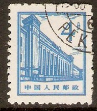 China 1964 4f New blue - Cultural Buildings series. SG2172.