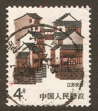 China 1986 4f Traditional Houses series. SG3439.