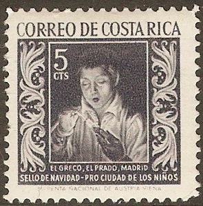 Costa Rica 1959 5c Christmas series. SG579.