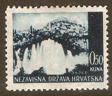 Croatia 1941 50b Pictorial series. SG33.