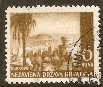 Croatia 1941 6k Pictorial series. SG42.