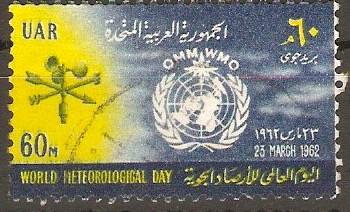 Egypt 1962 60m Meteorological Day. SG696.