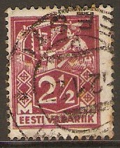 Estonia 1922 2m Red. SG38B.