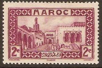French Morocco 1933 2c Magenta. SG170.