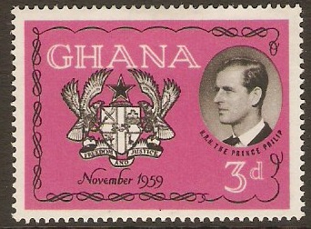 Ghana 1959 3d Duke of Edinburgh Visit. SG233.