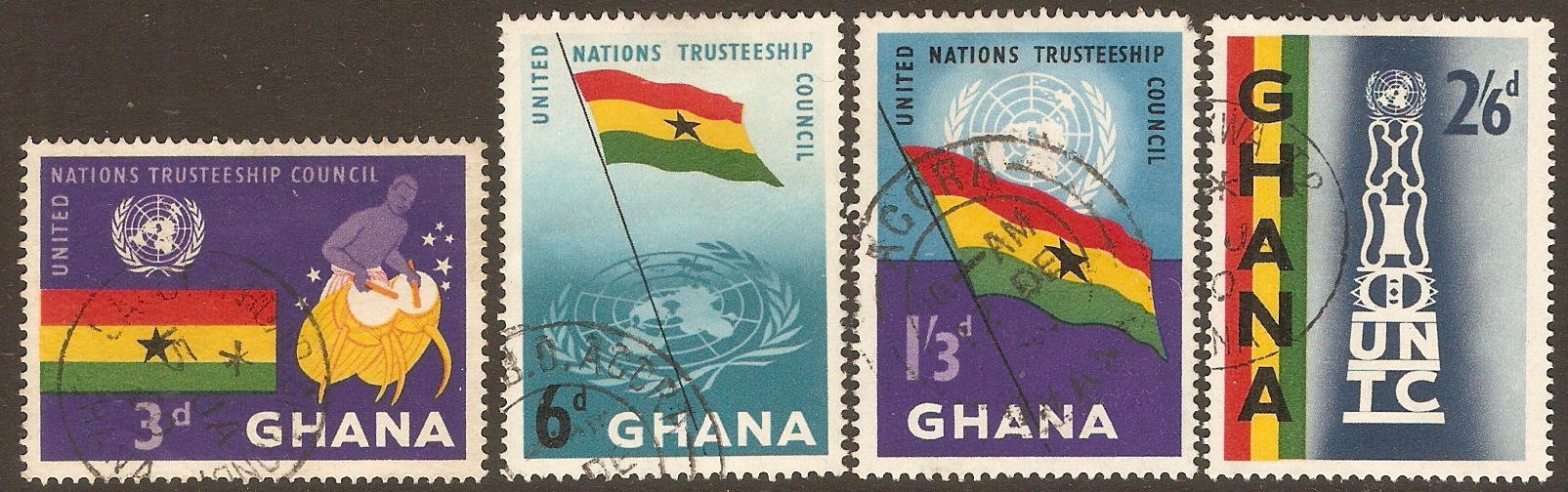 Ghana 1959 UN Trusteeship Council Set. SG234-SG237.