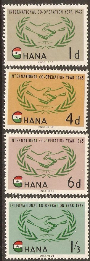 Ghana 1965 Int. Cooperation Year Set. SG365-SG368.