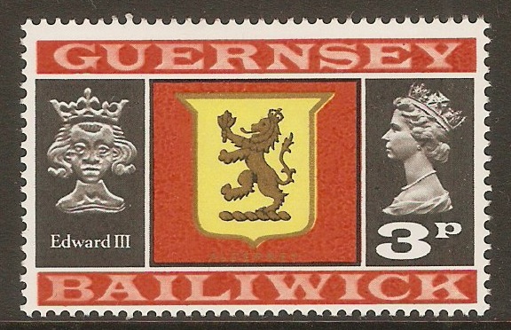 Guernsey 1971 3p Multicoloured. SG49.