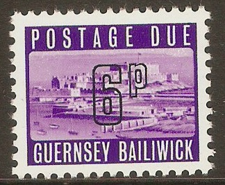 Guernsey 1971 6p Violet- Postage Due. SGD14.
