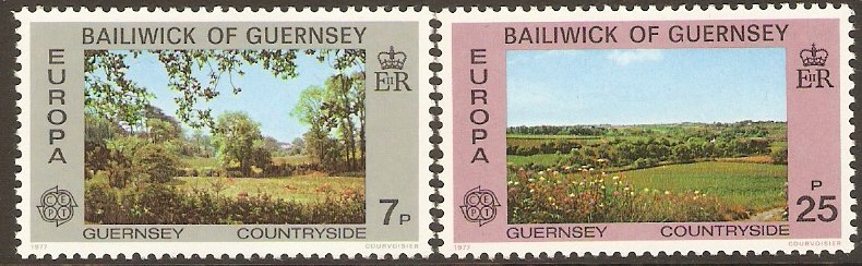 Guernsey 1977 Europa Stamps Set. SG151-SG152.