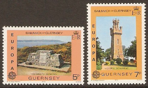 Guernsey 1978 Europa Stamps Set. SG165-SG166.