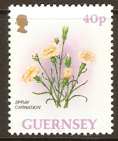 Guernsey 1992 40p Flowers Series. SG579