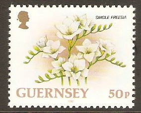 Guernsey 1992 50p Flowers Series. SG580