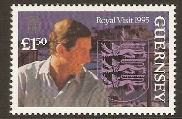Guernsey 1995 1.50 Royal Visit Stamp. SG680.