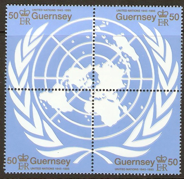 Guernsey 1995 UN Anniversary Set. SG682-SG685.