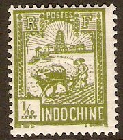 Indo-China 1927 110c Olive-green. SG136.