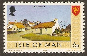 Isle of Man 1973 6p Definitive Series. SG23