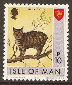 Isle of Man 1973 10p Definitive Series. SG28