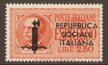 Social Republic 1944 2l.50 Red-orange - Express Letter. SGE63.