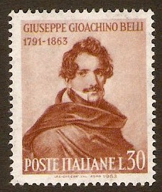 Italy 1963 Belli Anniversary Stamp. SG1107.