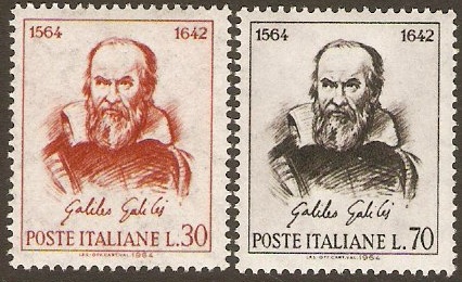 Italy 1964 Galileo Anniversary Set. SG1109-SG1110.