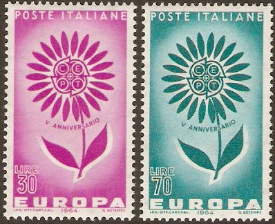 Italy 1964 Europa Set. SG1116-SG1117.