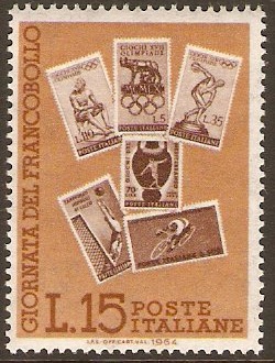 Italy 1964 Stamp Day Stamp. SG1125.