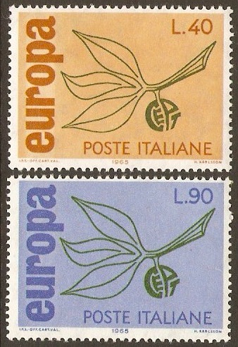 Italy 1965 Europa Set. SG1138-SG1139.