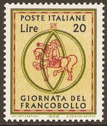 Italy 1966 Stamp Day Stamp. SG1170.