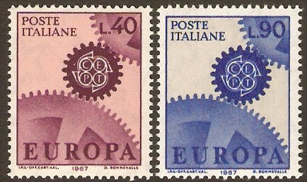 Italy 1967 Europa Set. SG1175-SG1176.