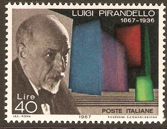 Italy 1967 Pirandello Anniversary Stamp. SG1185.