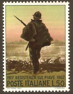 Italy 1967 Battle Anniversary Stamp. SG1199.