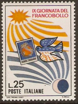 Italy 1967 Stamp Day Stamp. SG1201.