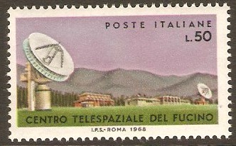 Italy 1968 Space Comms. Stamp. SG1239.