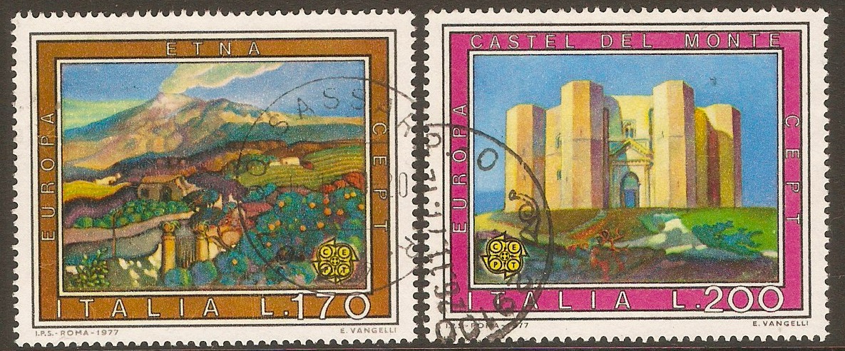Italy 1977 Europa Stamps set. SG1513-SG1514.