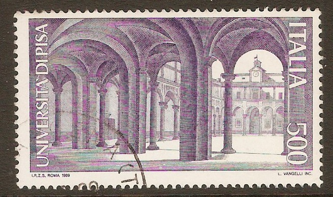 Italy 1989 500l Pisa University stamp. SG2029.
