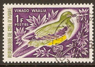 Ivory Coast 1965 1f Birds series. SG261.