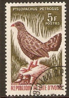 Ivory Coast 1965 5f Birds series. SG263.