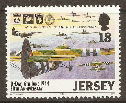 Jersey 1994 18p D-Day Anniversary series. SG659.