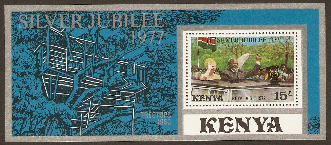 Kenya 1977 Silver Jubilee Sheet. SG95a.
