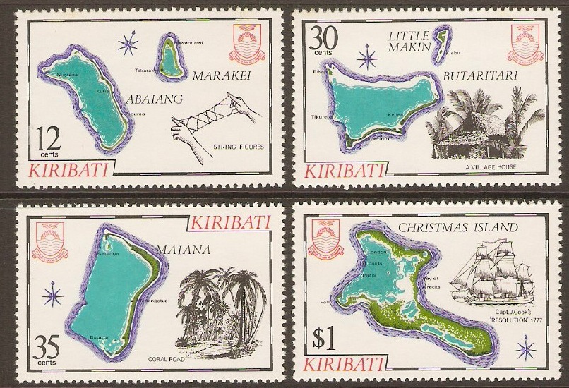 Kiribati 1981 Islands (1st. Series) Stamps Set. SG145-SG148.