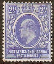 East Africa and Uganda 1903 2a Blue. SG4.