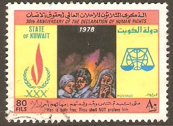 Kuwait 1978 80f Human Rights Series. SG813.