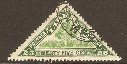 Liberia 1918 25c Green. SG355.