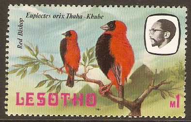 Lesotho 1981 1m Birds Series. SG448.