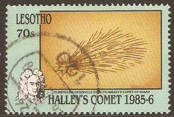 Lesotho 1986 70s Halley's Comet Series. SG693.