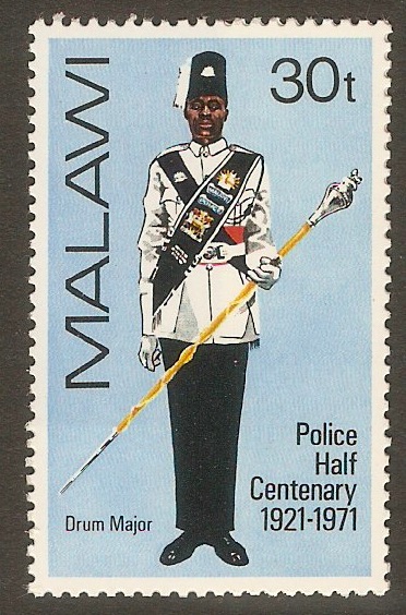 Malawi 1971 30t Police Force Anniversary. SG402.