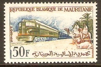 Mauritania 1962 50f Mineral Train. SG157.